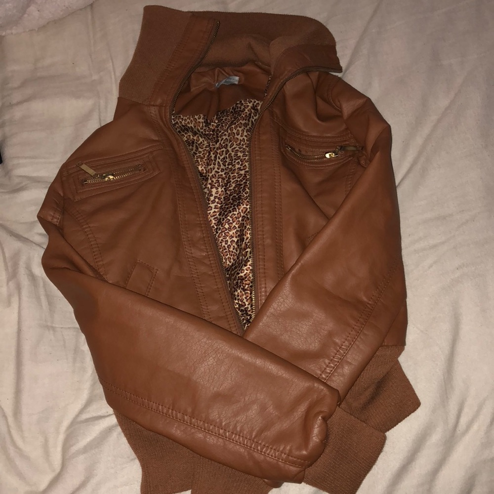 Leather jacket